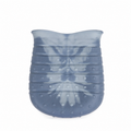 Peluma 2-in-1 paw wash cup in navy blue shown from the side
